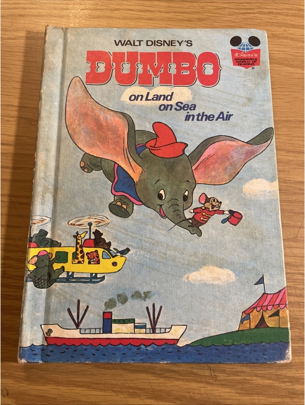 Dumbo on land on sea in the air - Disney's Wonderful World of Reading Book Club